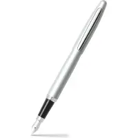 Sheaffer vulpen - VFM - zwart en zilver met chroom - penpunt M - schrijfkleur zwart - SF-E0940053