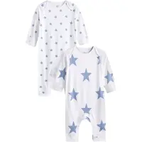 Next Nachtkledij blauw / wit
