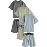 Next Nachtkledij smoky blue / donkergrijs / appel