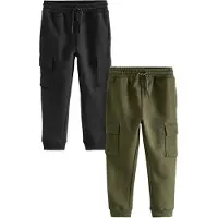 Next Broek olijfgroen / zwart