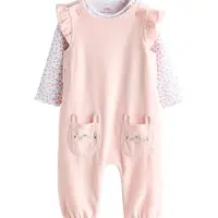 Next Rompertje/body pink / wit
