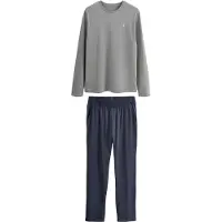Next Pyjama lang navy / grijs