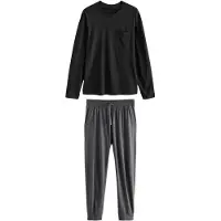 Next Pyjama lang grijs / zwart
