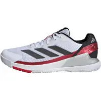 Adidas Sportschoen 'Crazyquick' lichtgrijs / donkerrood / zwart
