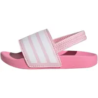 Adidas Open schoenen 'Adilette' rosa / wit