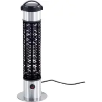Beliani VEZUVIO - Terrasverwarmer - Zwart - Aluminium