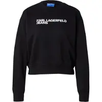 Karl lagerfeld JEANS Sweatshirt 'Essential' zwart / wit