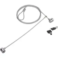 Conceptronic NBT Notebook/Laptop sleutelslot/ 1.5m, Beveiliging van notebooks, Zilver