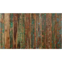 vidaXL Hoofdbord 140 cm massief gerecycled hout meerkleurig