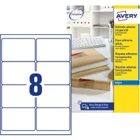 Avery Huismerk J8565-25 Inkjet Etiket 99,1x67,7mm