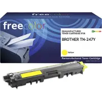 Freecolor K18604F7 Toner Brother TN-247Y yellow 2300 Seiten remanufactured