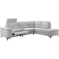Profijt Meubel Hoekbank rechts Mirtho grijs relaxfunctie excellent comfort | Hoekbank rechts | Stof | Lengte: 219cm | Breedte: 285cm | Hoogte: 94cm