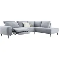 Profijt Meubel Hoekbank rechts Nyborg grijs relaxfunctie premium comfort | Hoekbank rechts | Stof | Lengte: 210cm | Breedte: 279cm | Hoogte: 88cm