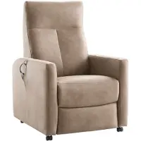 Profijt Meubel Sta-op-stoel Novie 2-motorig small microleder taupe