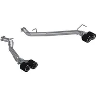 MBRP 20-21 Ford Explorer ST 3.0L EcoBoost Dual Rear Exit Axle Back w/ Quad Carbon Fiber Tips - T304