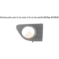 ISAM 0138768 Ventilatiegrille, bumper