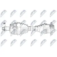 NTY NPW-WW-093 Aandrijfas