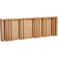 Hubsch Wandrek hout - naturel