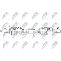 NTY NPW-HY-587 Aandrijfas