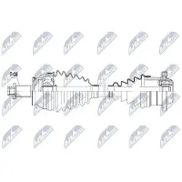 NTY NPW-WW-095 Aandrijfas