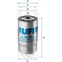 Ufi 24.H2O.03 Brandstoffilter