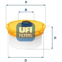 Ufi 26.138.00 Brandstoffilter