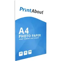 PrintAbout Fotopapier Glossy A4 180 gr (50 vel) geschikt voor