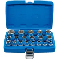Bgs Dopsleutel + dopmoer, Doppenset Gear Lock drive square drive 12,5 mm (1/2") 19 st.
