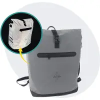 Voltano Luxe E-bike Fietstas / Rugtas Special Edition - Reflecterend - 28L - Laptopvak