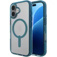 Zagg Santa Cruz MagSafe iPhone 16 Hoesje Blauw