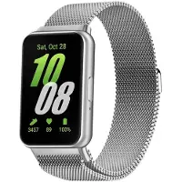 IMoshion Milanees magnetisch bandje voor de Samsung Galaxy Fit 3 - Zilver