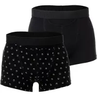 Hom Boxershorts 'Gabriele' lichtblauw / grijs / zwart / wit