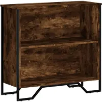 vidaXL Boekenkast 80x31x74,5 cm bewerkt hout gerookt eikenkleurig