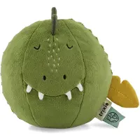 Trixie Geluidsbal Mr. Dino - Speelgoed voor baby - Eerste speelgoed - Kraamcadeau - Groen