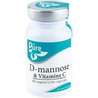 Its Pure It's Pure D-Mannose 500mg & Vitamine C (60 vegetarische capsules)