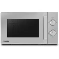 Toshiba Solo-magnetron, 20 liter, model MW2-MM20PF(SL), vrijstaand model, 800W, 5 vermogensniveaus