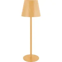 Strühm Toga Led - Tafellamp Oplaadbaar – Draadloos en dimbaar – CCT - Warm wit / Daglicht / koud wit - Moderne touch lamp – Nachtlamp Slaapkamer – 37 cm – Pine kleur