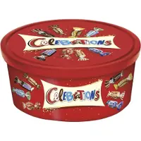 Celebrations Chocolade XXL geschenkdoos 550gram - Mars Snickers Twix Bounty Maltesers MilkyWay Galaxy - Mix van chocoladerepen