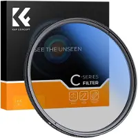 K&F Concept 72MM Circulair Polarisatiefilter Ultra-Slim 18 Meerlagige Coatings (C-serie) (Polarisatiefilter), Lensfilter