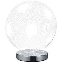 TRIO REALITY BALL - Tafellamp - Chroom - incl. 1x SMD 7 W - Snoerschakelaar - Instelbare lichtkleur - Niet dimbaar