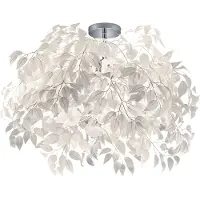 TRIO REALITY LEAVY - Plafondlamp - Chroom - excl. 3x E14 4,9 W -
