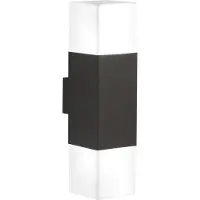 TRIO HUDSON - Wandlamp - Antraciet - incl. 2x E14 3,5 W - Verlichting omhoog en omlaag - Wandmontage - Niet dimbaar - Buitenverlichting - IP44
