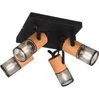 TRIO 4-lichts opbouwspot Tosh