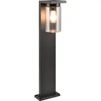 TRIO ARDILA - Paalverlichting - Zwart mat - excl. 1x E27 4W - Schemersensor - Buitenverlichting - IP44
