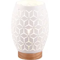 TRIO Witte Tafellamp Bidar