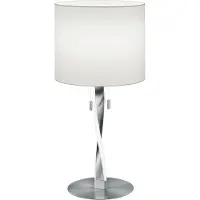 TRIO Tafellamp Nandor 62cm metaalgrijs