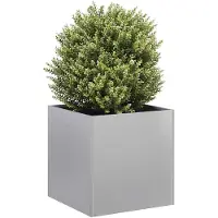 vidaXL Plantenbak 40x40x40 cm gegalvaniseerd staal