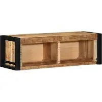 vidaXL Tv-meubel 80x30x25 cm massief ruw mangohout