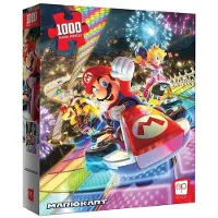 Monopoly Super Mario Puzzel: Mario Kart "Rainbow Road" - Puzzel 1000 stukjes - Met Super Mario, Princess Peach en Bowser