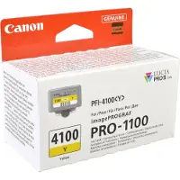 Canon inktpatroon PFI-4100Y voor PRO-1100 Printer - Geel